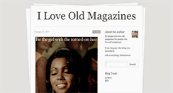 Desktop Screenshot of iloveoldmagazines.tumblr.com