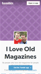 Mobile Screenshot of iloveoldmagazines.tumblr.com