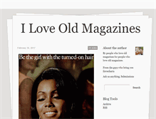 Tablet Screenshot of iloveoldmagazines.tumblr.com