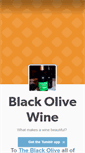 Mobile Screenshot of blackolivewine.tumblr.com