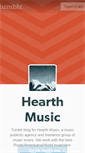 Mobile Screenshot of hearthmusic.tumblr.com