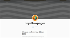 Desktop Screenshot of onyellowpages.tumblr.com
