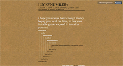 Desktop Screenshot of bluckynumber7.tumblr.com