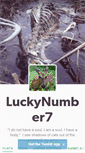 Mobile Screenshot of bluckynumber7.tumblr.com