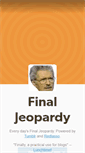 Mobile Screenshot of finaljeopardy.tumblr.com