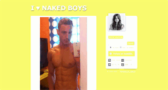 Desktop Screenshot of ilovenakedboys.tumblr.com