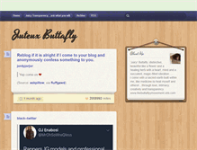 Tablet Screenshot of juteuxbuttafly.tumblr.com
