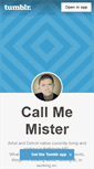 Mobile Screenshot of call-me-mister.tumblr.com