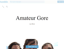 Tablet Screenshot of amateurgore.tumblr.com