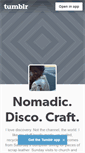 Mobile Screenshot of nomadicdiscocraft.tumblr.com