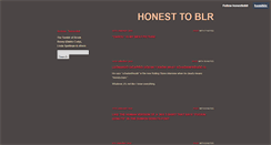 Desktop Screenshot of honesttoblr.tumblr.com