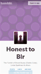 Mobile Screenshot of honesttoblr.tumblr.com