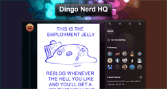 Desktop Screenshot of dingonerd.tumblr.com