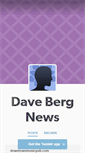 Mobile Screenshot of davebergnews.tumblr.com