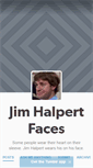 Mobile Screenshot of jimhalpertfaces.tumblr.com