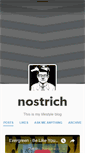 Mobile Screenshot of nostrich.tumblr.com