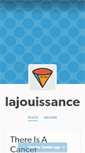 Mobile Screenshot of lajouissance.tumblr.com