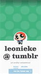 Mobile Screenshot of leonieke.tumblr.com