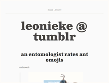 Tablet Screenshot of leonieke.tumblr.com