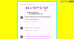 Desktop Screenshot of beatermeter.tumblr.com