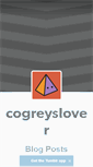 Mobile Screenshot of cogreyslover.tumblr.com