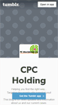Mobile Screenshot of cpcholding.tumblr.com