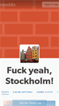 Mobile Screenshot of fuckyeah-stockholm.tumblr.com