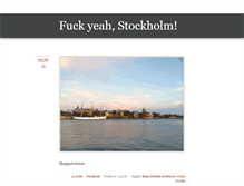 Tablet Screenshot of fuckyeah-stockholm.tumblr.com