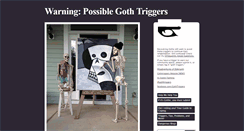 Desktop Screenshot of gothtriggers.tumblr.com