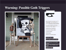 Tablet Screenshot of gothtriggers.tumblr.com