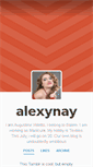 Mobile Screenshot of alexynay.tumblr.com