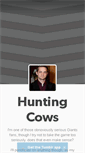 Mobile Screenshot of huntingcows.tumblr.com