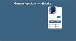 Desktop Screenshot of degrassiopinions.tumblr.com