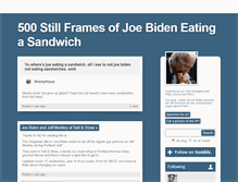 Tablet Screenshot of joebideneatingasandwich.tumblr.com