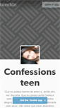 Mobile Screenshot of confessionsteen2.tumblr.com