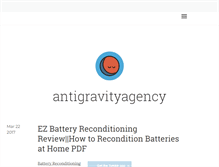 Tablet Screenshot of antigravityagency.tumblr.com