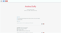 Desktop Screenshot of andreaduffy.tumblr.com