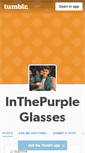 Mobile Screenshot of inthepurpleglasses.tumblr.com