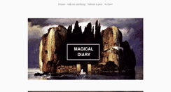 Desktop Screenshot of magical-diary.tumblr.com