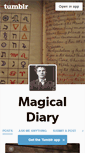 Mobile Screenshot of magical-diary.tumblr.com