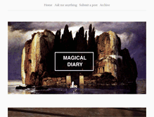 Tablet Screenshot of magical-diary.tumblr.com