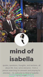 Mobile Screenshot of mindofisabella.tumblr.com