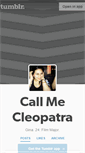 Mobile Screenshot of callmecleopatra.tumblr.com