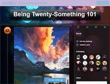 Tablet Screenshot of beingtwentysomething101.tumblr.com