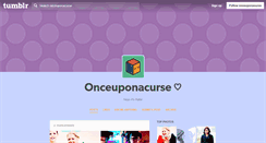 Desktop Screenshot of onceuponacurse.tumblr.com