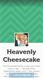 Mobile Screenshot of heavenlycheesecake.tumblr.com