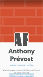 Mobile Screenshot of anthonyprevost.tumblr.com