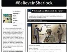 Tablet Screenshot of believeinsherlock.tumblr.com