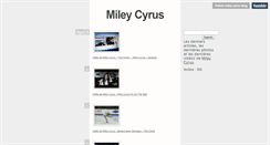 Desktop Screenshot of miley-cyrus-blog.tumblr.com