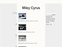 Tablet Screenshot of miley-cyrus-blog.tumblr.com